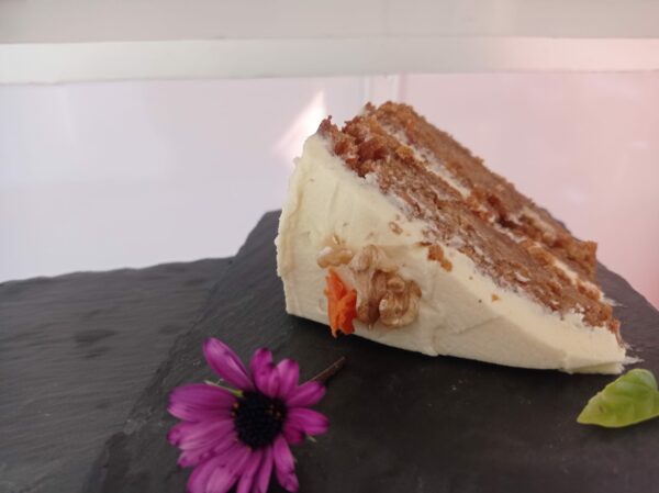 Pastel de zanahoria vegano