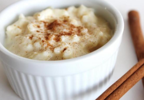 Arroz doce vegetariano